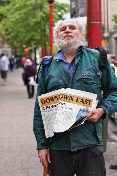 Harold Lavender has been involved in many struggles for social justice, and in recent years has been focused on the anti-gentrification movement in the DTES. Photo by Tyson Leonard
