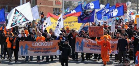 Thousands in the Street in Support of Alma's workers