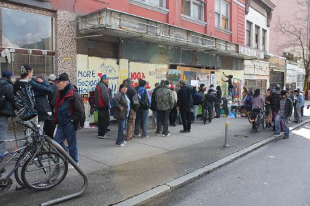 The DTES loves pancakes! [Photo: Tami Starlight]