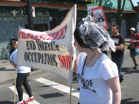 Hundreds in Vancouver mark 64 years of Palestinian resistance to ethnic cleansing