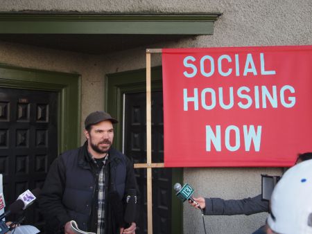 Ivan Drury with Social Housing Alliance