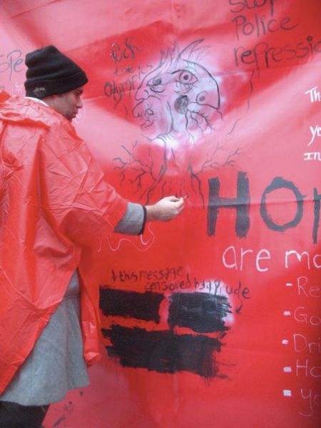 Free Speech Zone: A Guerrilla Public Art Project In The Face Of Olympic State Security