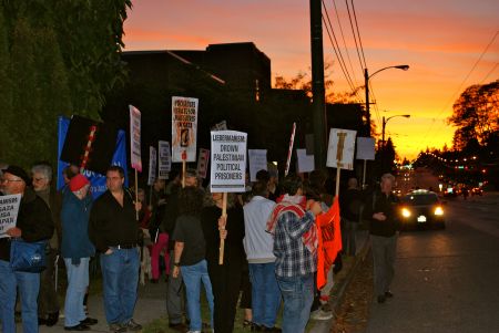 Israeli Foreign Minister met by Protest in Vancouver