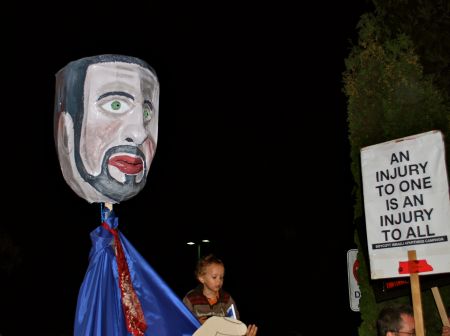 Israeli Foreign Minister met by Protest in Vancouver