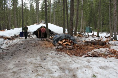 Sinixt Pitt House & area. Photo: Tami Starlight