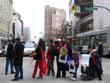 Indigenous Action Movement Rally in Honour of Frank Paul