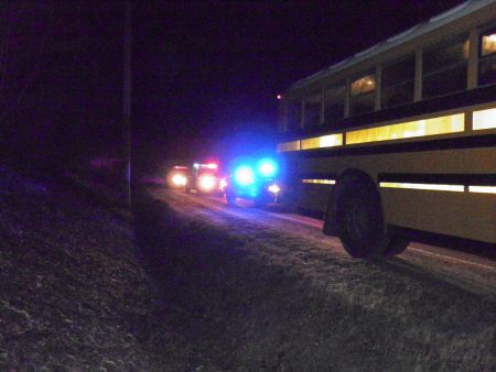 Police pulled over the bus after the demo at FRCC Police pulled over the bus after the demo at FRCC
