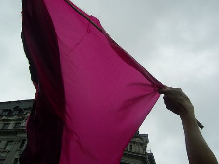 Queers protest military recruitment at pride in Vancouver