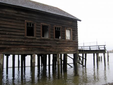 Part of the 'Glenrose' cannery buildings. Photo: Sandra Cuffe