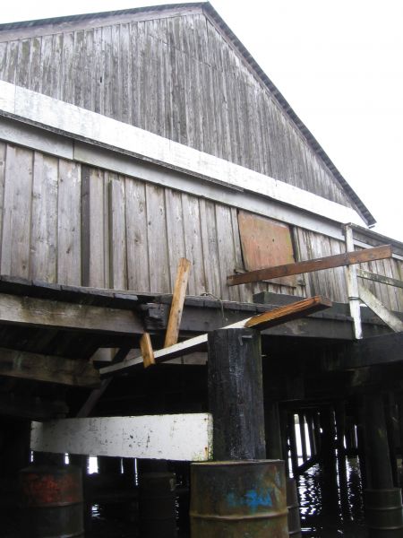 Cannery in Delta once run by fishers' co-op. Photo: Sandra Cuffe