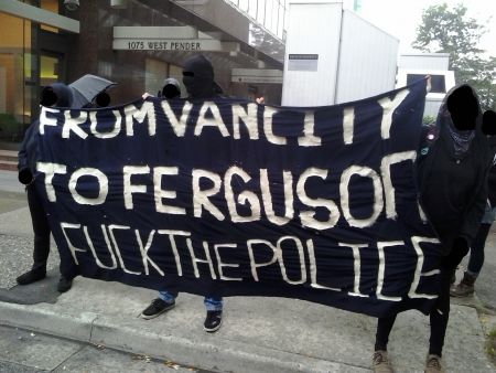 In front of US Consulate 