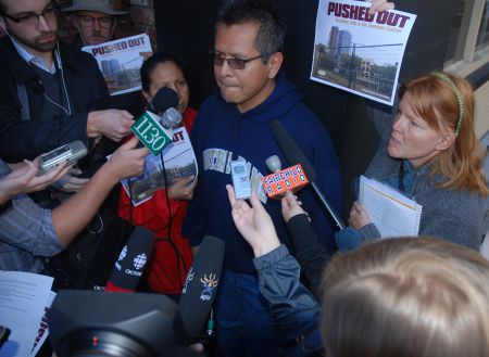 CCAP press conference on hotel rents 