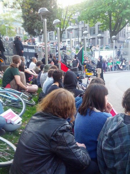 Vancouver Mayday 2014 Confronts Pipelines and Pigs