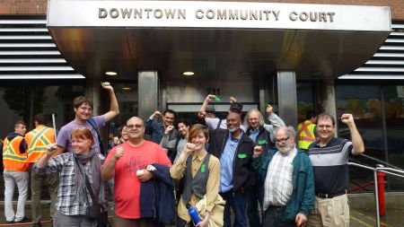Court Support for Kim Hearty