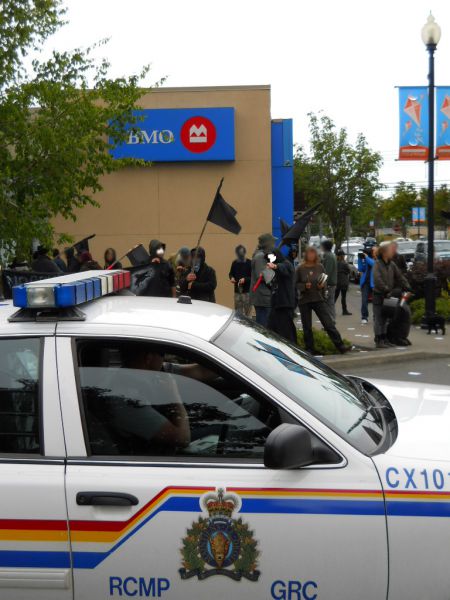 Surprisingly, it took the RCMP over 40 minutes to respond to the 'casserole'