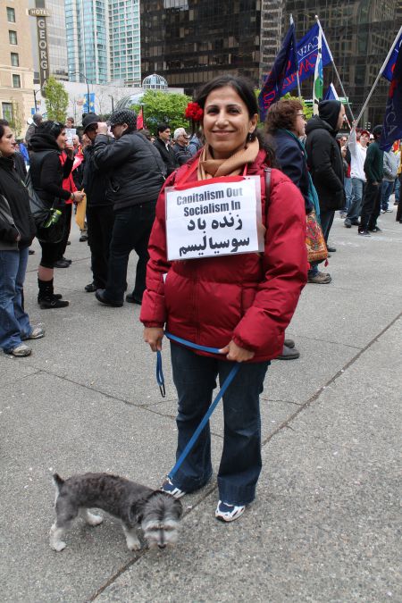 Tammy Sadeghi, member of the Worker-Communist Party of Iran