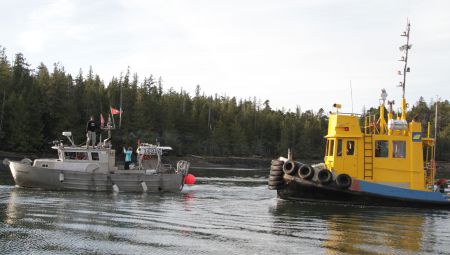 Blocking the Tug Boat
