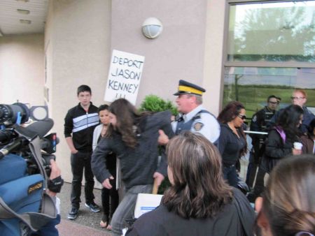 protest in surrey