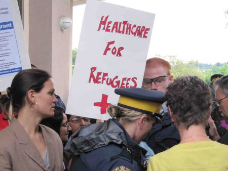 protest in surrey