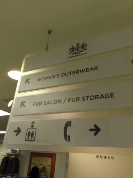 Fur Salon at the HBC
