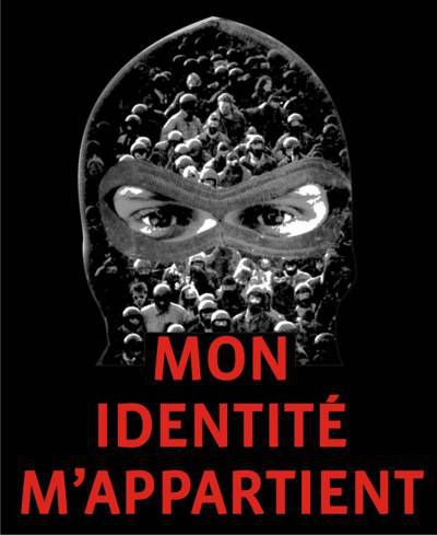 "My identity belongs to me," graphic from Quebec's social rebellion of 2012.