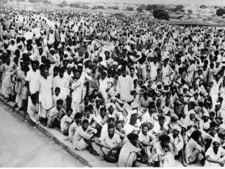 Photograph of the mass migration