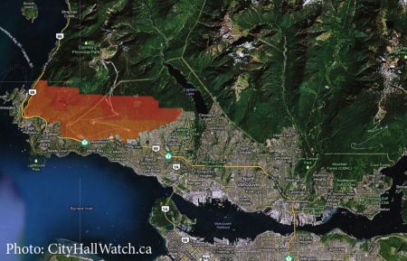 Aerial View of Sprawl Growth Potential on North Shore