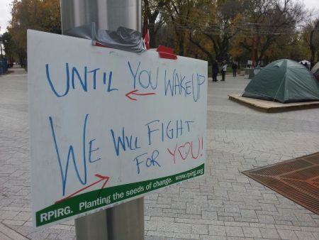 Until you wake up, we will fight for you! *