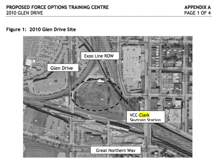 Planned space of the Force Options Training Center in 2007// CoV