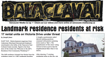 Balaclava! VMC Broadsheet, issue 20