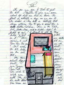 Image by Herman Wallace from 2011 Certain Days Freedom for Political Prisoners Calendar http://www.certaindays.org/