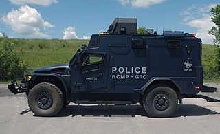 One of the RCMP Tactical Armoured Vehicles deployed across Canada. Photo: RCMP.