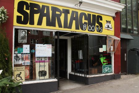 Spartacus books is Vancouver's only bookstore run collectively by volunteers. Photo by Tyson Leonard