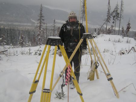 Survey equipment seized by members of the Unis'tot'en camp on Nov. 21, 2012.