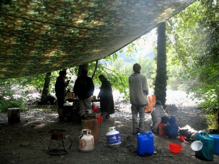 Vancouver Island hippies in their natural habitat