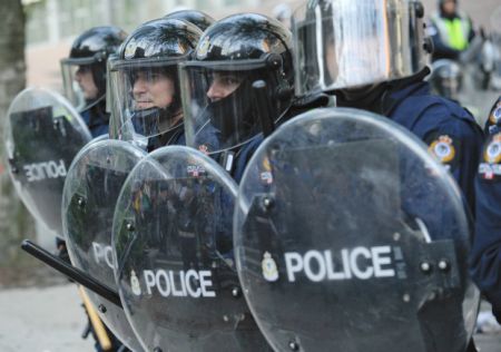 VPD PSU at Canuck's Riot, June 15, 2011