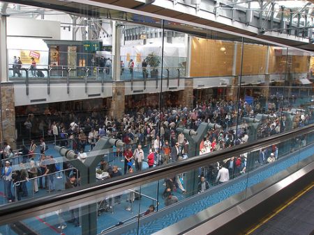 Canadian customs at YVR.