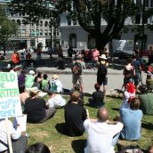 Post G20 March and Rally for Civil Liberties (Victory Square)