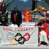Poverty Olympics Torch Relay (onto London 2012)