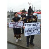 Musqueam set up camp at condo site after infant graves desecrated