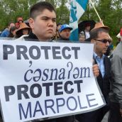 Musqueam set up camp at condo site after infant graves desecrated