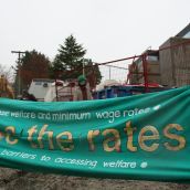 Downtown Eastsiders take a mock  SRO to Pt. Grey for High Tea