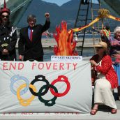 Poverty Olympics Torch Relay (onto London 2012)