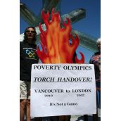 Poverty Olympics Torch Relay (onto London 2012)