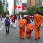 "march" - yells the Canadian tyrant
