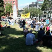 Post G20 March and Rally for Civil Liberties (Victory Square)