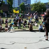 Post G20 March and Rally for Civil Liberties (Victory Square)