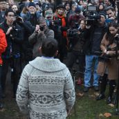 Crowd defies Kinder Morgan court order