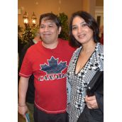 With Salvadoran Consul for Vancouver Daisy Bonilla.