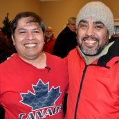 With activist Oswaldo Godoy.